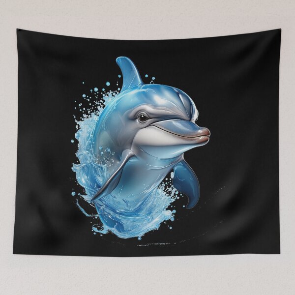 Item preview, Dolphin Blue Horizon designed and sold by RockitBaby.