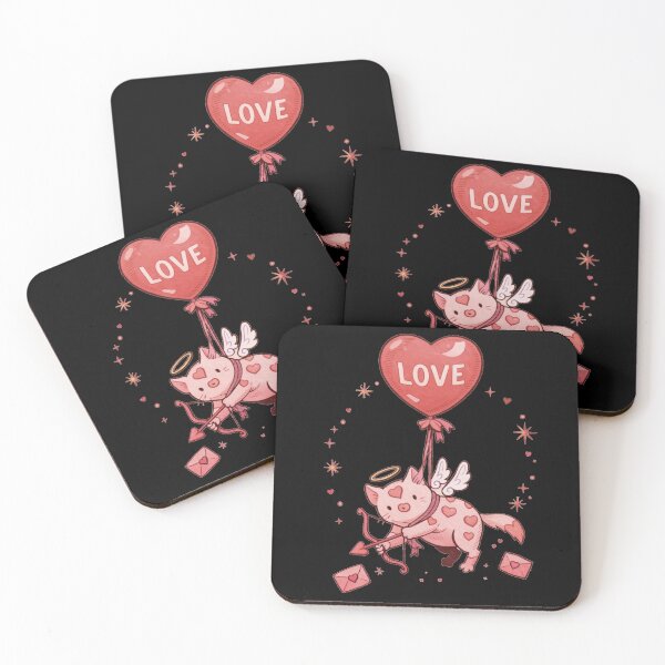 Item preview, Love Cat Cupid valentine gift for valentine`s day  designed and sold by zuzzelek44.