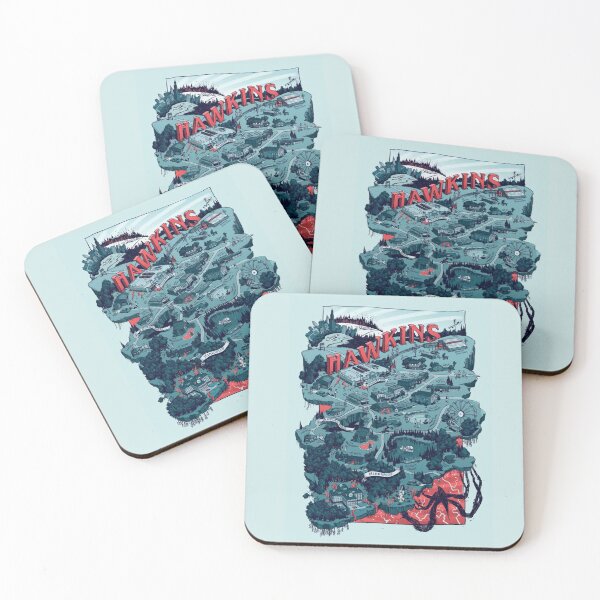 Item preview, Devil Town Map Illustration designed and sold by Adronia.