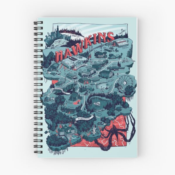 Item preview, Devil Town Map Illustration designed and sold by Adronia.