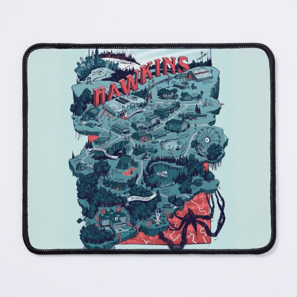 Item preview, Devil Town Map Illustration designed and sold by Adronia.
