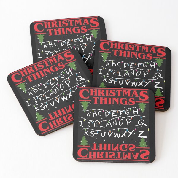 Item preview, Christmas Alphabet Lights Poster designed and sold by Adronia.