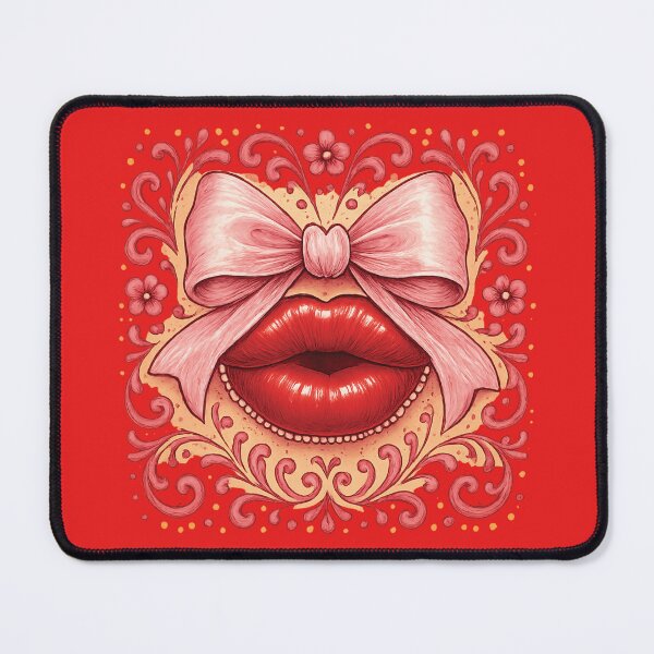 Item preview, Heart Bow Kiss in Coquette Bloom designed and sold by Mindful56.