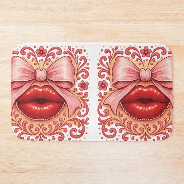 Item preview, Heart Bow Kiss in Coquette Bloom designed and sold by Mindful56.