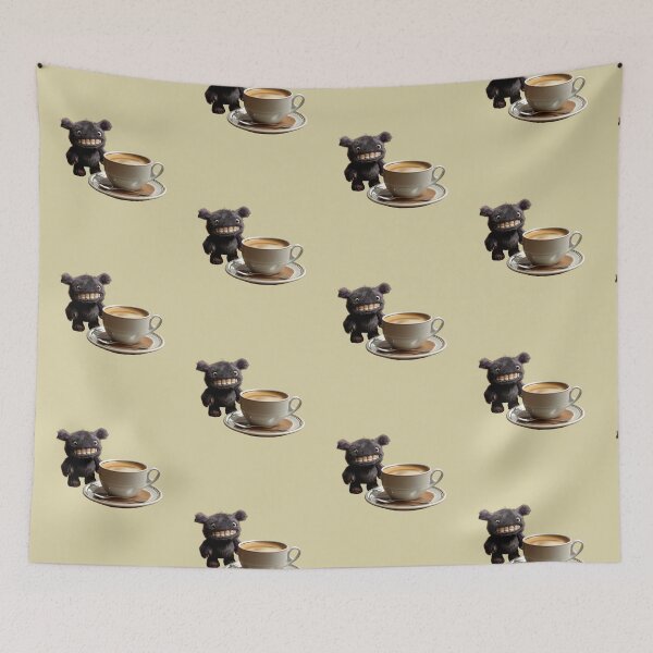 Item preview, Caffeine Loading – Funny Coffee Monster Meme Character (Tisha) designed and sold by NUVYStudio.