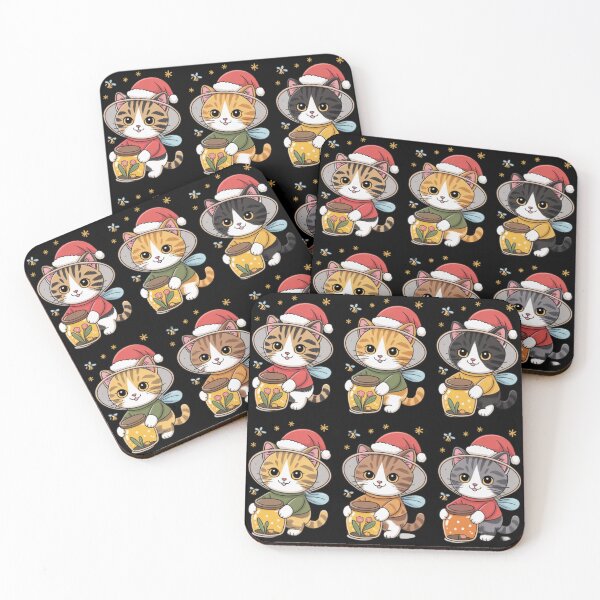 Item preview, Christmas cute Cat Obsession - cat Honey lover designed and sold by DamioPolArt.