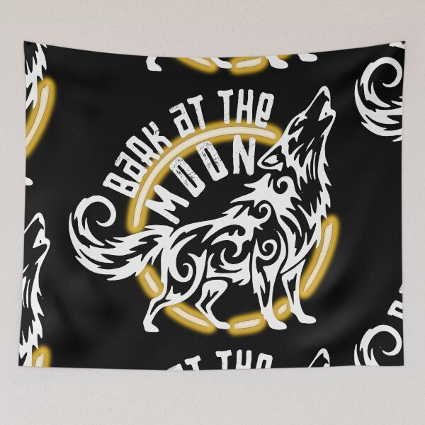 Item preview, Bark at the Moon(DARK VERSION) designed and sold by Artizen Printworx.