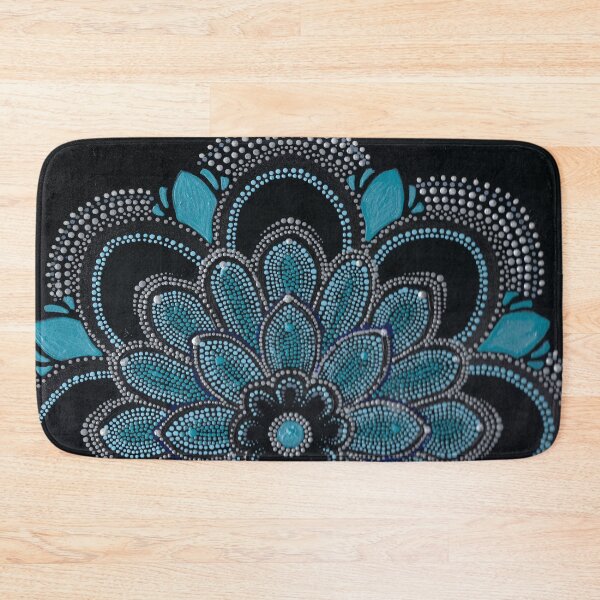 Item preview, Blue Teal and silver Mandala  designed and sold by ElexisND.