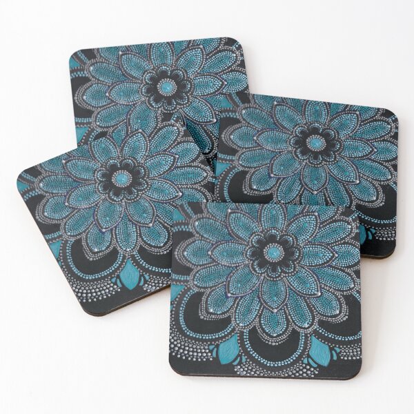 Item preview, Copy of Blue Teal and silver Mandala  designed and sold by ElexisND.