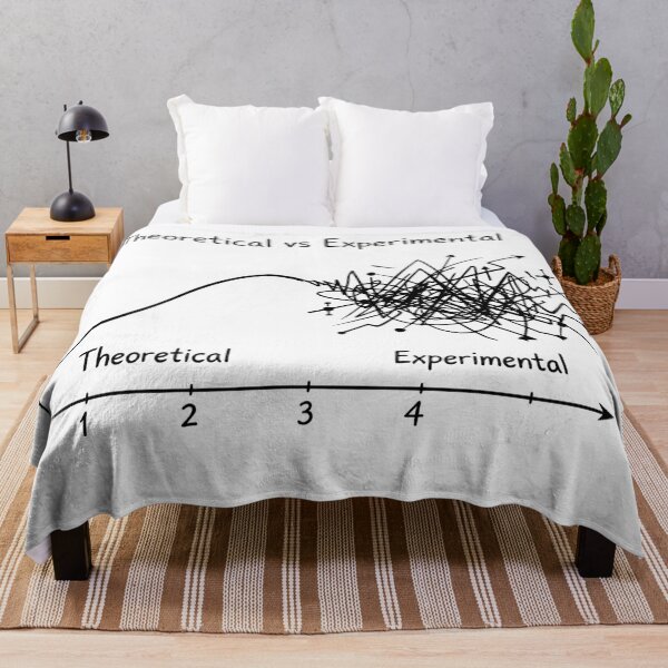 Item preview, Theoretical vs Experimental – STEM Science Humor Graph Design designed and sold by sciencefacts.
