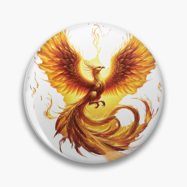 Item preview, Golden Phoenix Rising - Mythical Fire Bird Illustration. designed and sold by Best-Arch900.