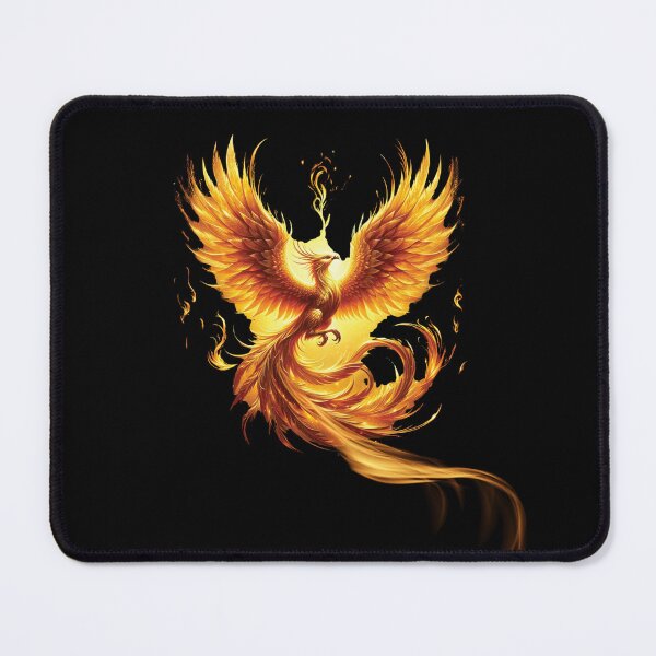 Item preview, Golden Phoenix Rising - Mythical Fire Bird Illustration. designed and sold by Best-Arch900.