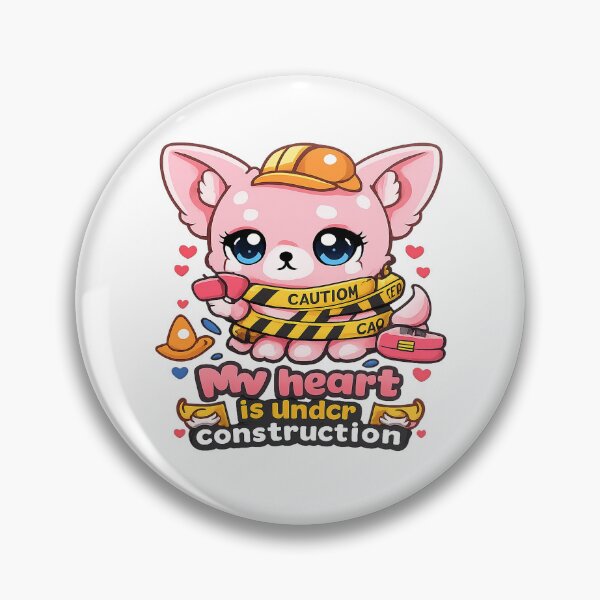 Item preview, My Heart Is Under Construction Chihuahua designed and sold by Furvisors.