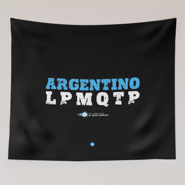 Item preview, Argentine LPMQTP - Hear mortals (fo) I designed and sold by XUSRedbubble.