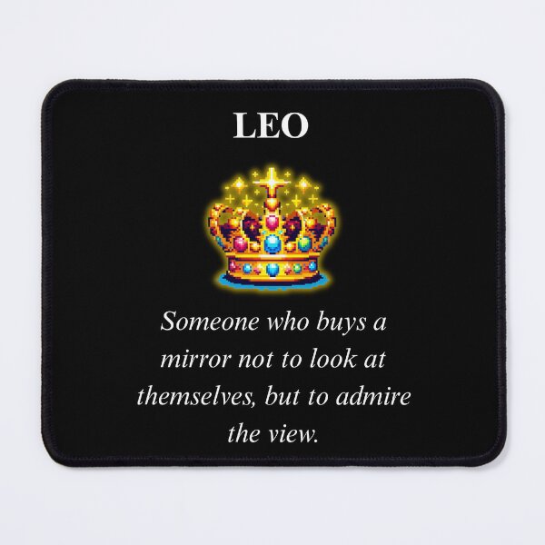 Item preview, Funny Leo Definition - Sarcastic Zodiac Typography Neon Pixel Art designed and sold by JonyDG.
