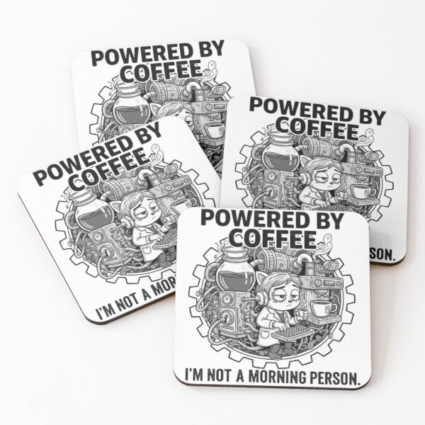 Item preview, Powered by Coffee designed and sold by nora8820.