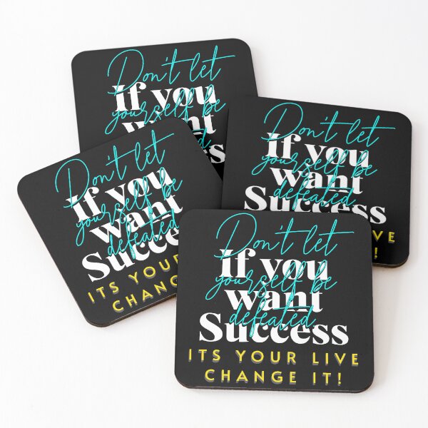 Item preview, Don't let yourself be defeated - Motivational quote for focus & life change designed and sold by Like it Different.