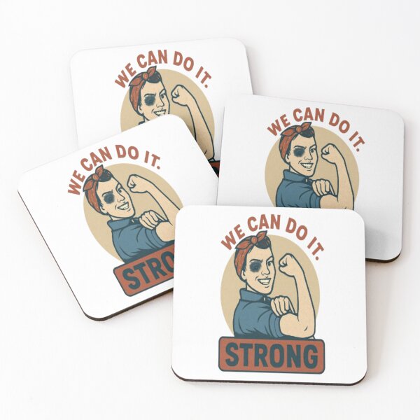 Item preview, Redbubble We Can Do It Strong – Powerful Resilience & Strength Motivation Art designed and sold by Horlardigital.