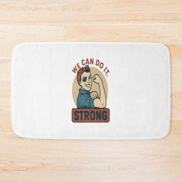 Item preview, Redbubble We Can Do It Strong – Powerful Resilience & Strength Motivation Art designed and sold by Horlardigital.