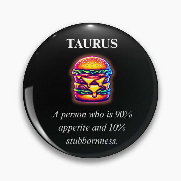 Item preview, Funny Taurus Definition - Sarcastic Zodiac Typography Neon Pixel Art designed and sold by JonyDG.