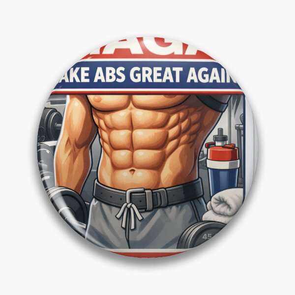Item preview, Make Abs Great Again! designed and sold by funart70s.