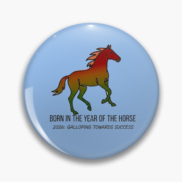 Item preview, Year of the Fire Horse 2026 Lunar New Year Prosperity MESSY-MIND designed and sold by MESSY-MIND.