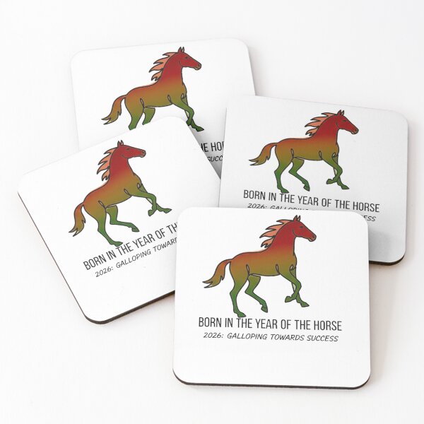 Item preview, Year of the Fire Horse 2026 Lunar New Year Prosperity MESSY-MIND designed and sold by MESSY-MIND.