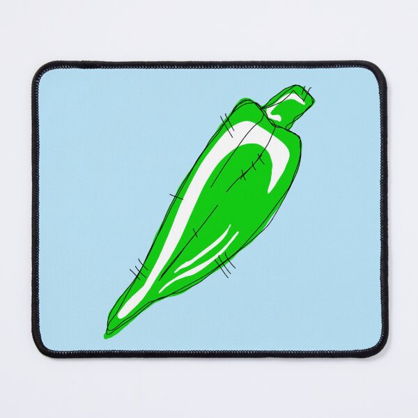 Item preview, Okra With blue background  designed and sold by missmann.