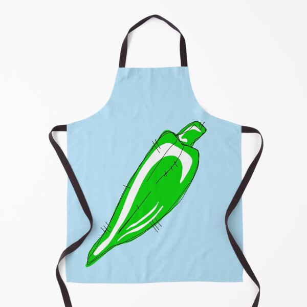 Item preview, Okra With blue background designed and sold by missmann.