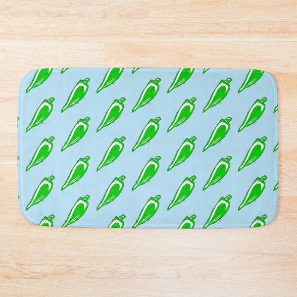 Item preview, Okra With blue background  designed and sold by missmann.