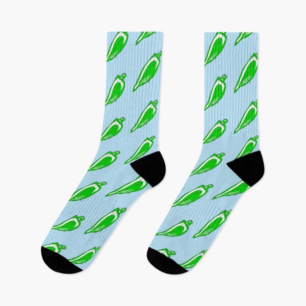 Item preview, Okra With blue background  designed and sold by missmann.