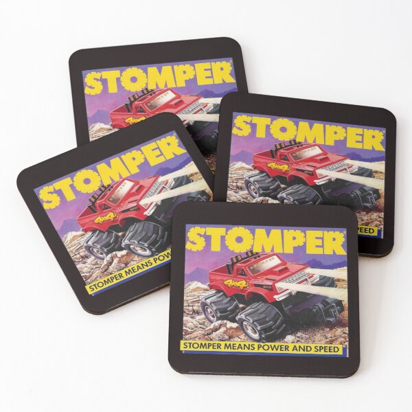 Item preview, Stomper Monster Truck T-Shirt | Retro Stripes, Racing Graphic designed and sold by BlueLineLAX.