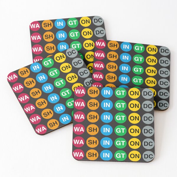 Item preview, Washington, DC Metro Pattern designed and sold by Lyle M Designs.