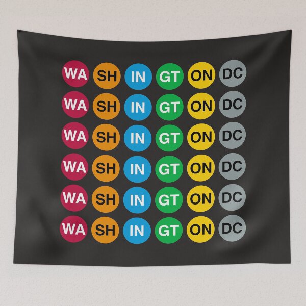 Item preview, Washington, DC Metro Pattern designed and sold by Lyle M Designs.