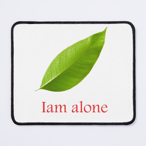 Item preview, Solitude is Luxury Minimalist Leaf Aesthetic MESSY-MIND designed and sold by MESSY-MIND.