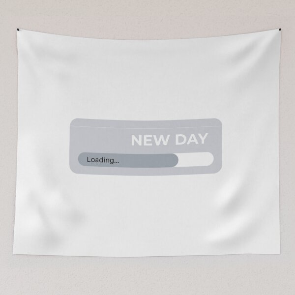 Item preview, New Day Loading Motivational Quote designed and sold by Oniyasha.