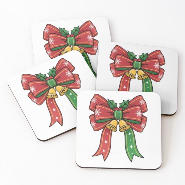 Item preview, Christmas Bow with Bells – Festive Holiday Decoration designed and sold by nora8820.