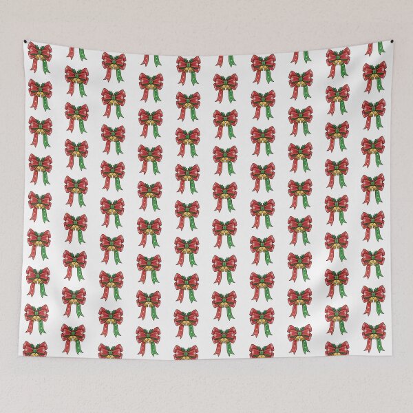 Item preview, Christmas Bow with Bells – Festive Holiday Decoration designed and sold by nora8820.
