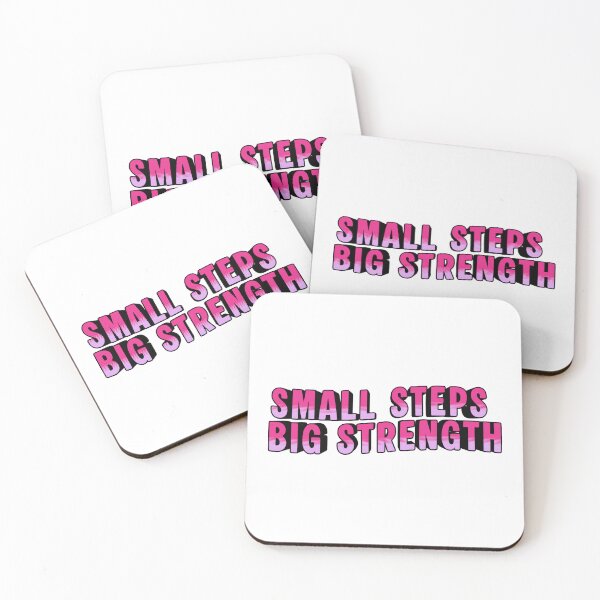 Item preview, Small Steps Big Strength – Gym Motivation Fitness Quote designed and sold by iane03.