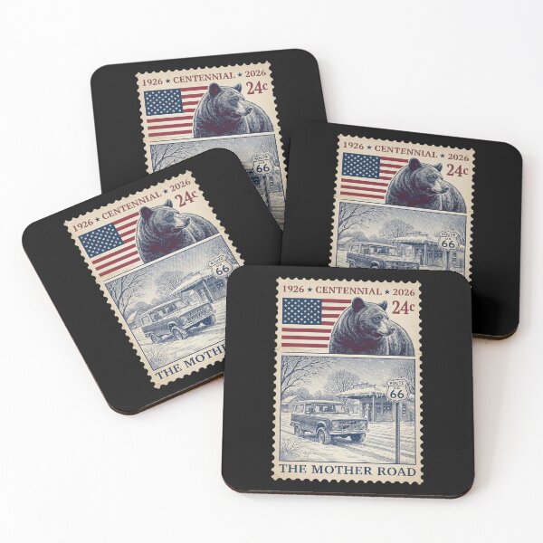 Item preview, Route 66 Centennial Classic SUV & Black Bear - Winter Stamp designed and sold by G350.