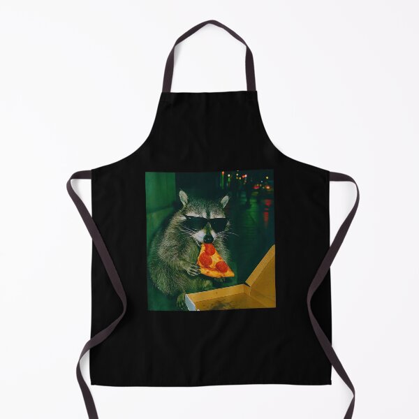 Artikelvorschau, Lustiger Waschbär isst Pizza, Tiermeme entworfen und verkauft von FerminVigo.