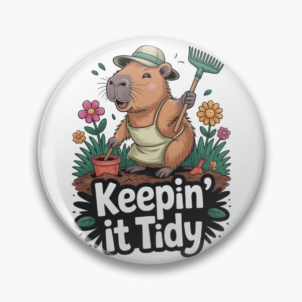 Item preview, Capybara Chill – Just Chilling Garden Mood designed and sold by DreamOnShirts.