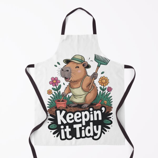 Item preview, Capybara Chill – Just Chilling Garden Mood designed and sold by DreamOnShirts.