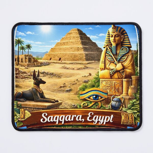 Item preview, Saqqara, Egypt Ancient Pyramid designed and sold by Myra365Art.