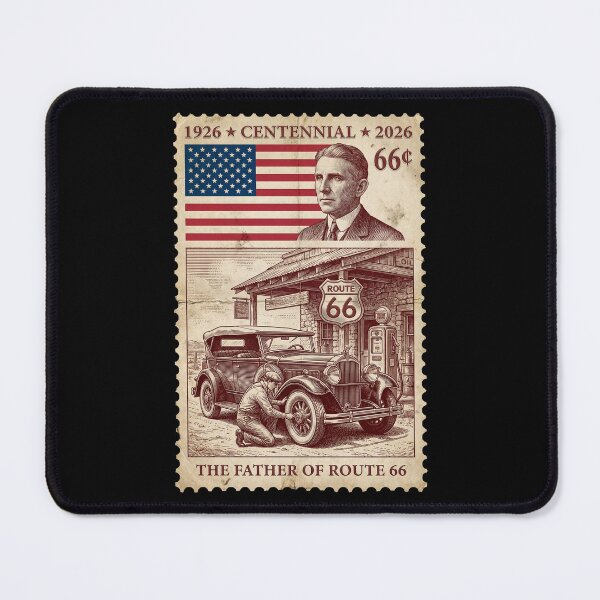 Item preview, Route 66 Centennial Father of Route 66 Cyrus Avery - History Stamp designed and sold by G350.