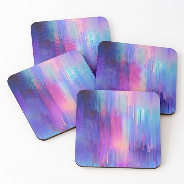 Item preview, Neon Glitch Striped Texture Digital Abstract Pattern designed and sold by EL-Lebedenko.