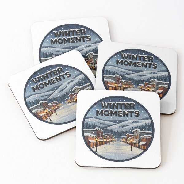 Item preview, Park City Winter Moments Historic Town – Cozy Winter Gift Art designed and sold by Imaginarium of Chaos falcon88 .