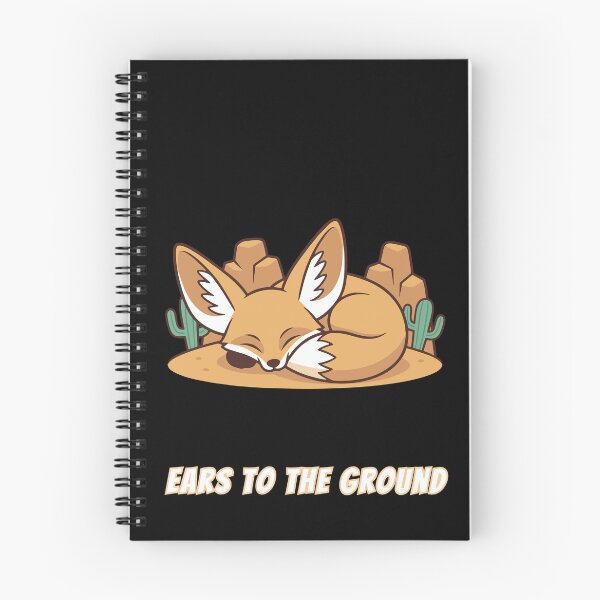 Item preview, Ears To The Ground Fennec Fox Desert Kawaii Meme designed and sold by AnimalMemeHub.
