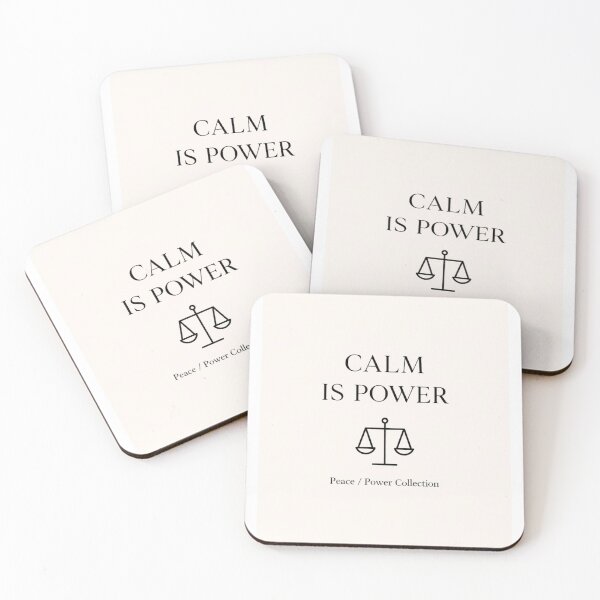 Item preview, Calm Is Power Minimalist Wall Art - Motivational Quote for Mindfulness & Strength designed and sold by Legendary Co..
