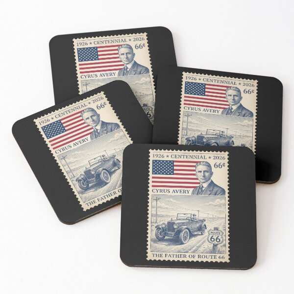 Item preview, Route 66 Centennial Cyrus Avery Portrait - 1920s History Stamp designed and sold by G350.